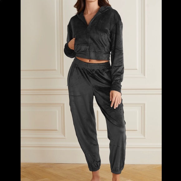 SKIMS Pants & Jumpsuits Skims Velour Hoodie Oversized Jogger Set